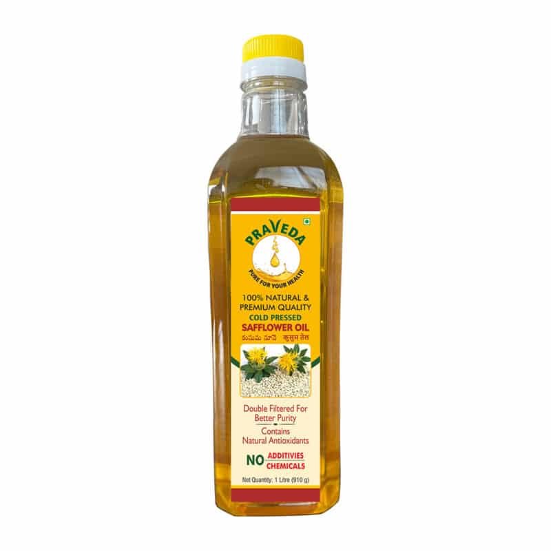 PRAVEDA Coldpress Safflower Oil - 1Litre - Image 2