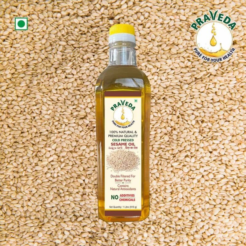 PRAVEDA Coldpress Sesame Oil - 1Litre