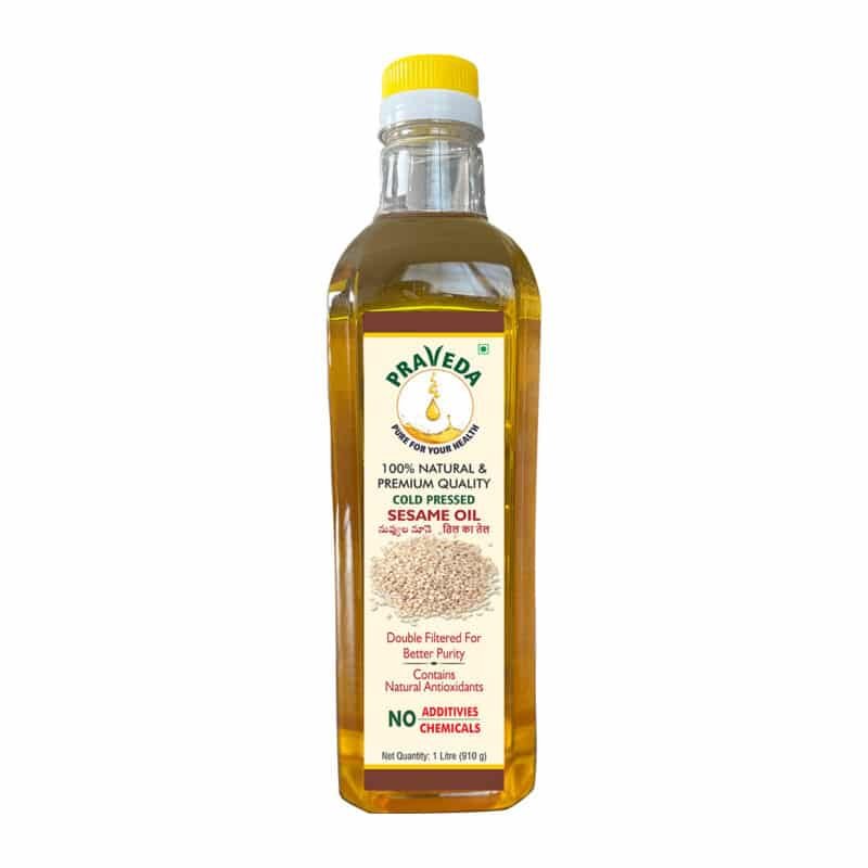PRAVEDA Coldpress Sesame Oil - 1Litre - Image 2