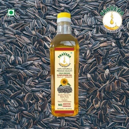 PRAVEDA Coldpress Sunflower Oil - 1Litre